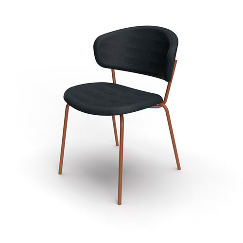 Silla italiana para comedor Desy de metal