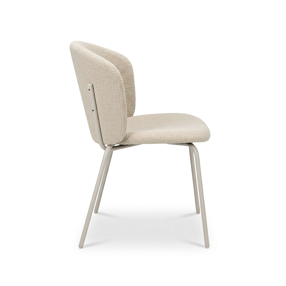 Silla italiana para comedor Desy Mid en tela Etienne