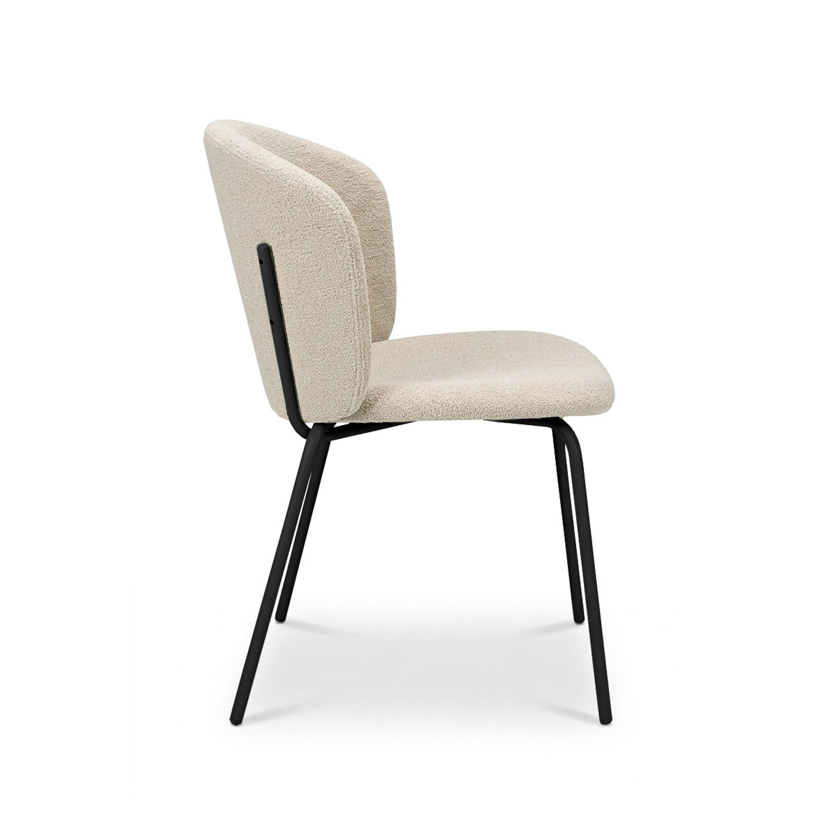 Silla italiana para comedor Desy Mid en tela Etienne