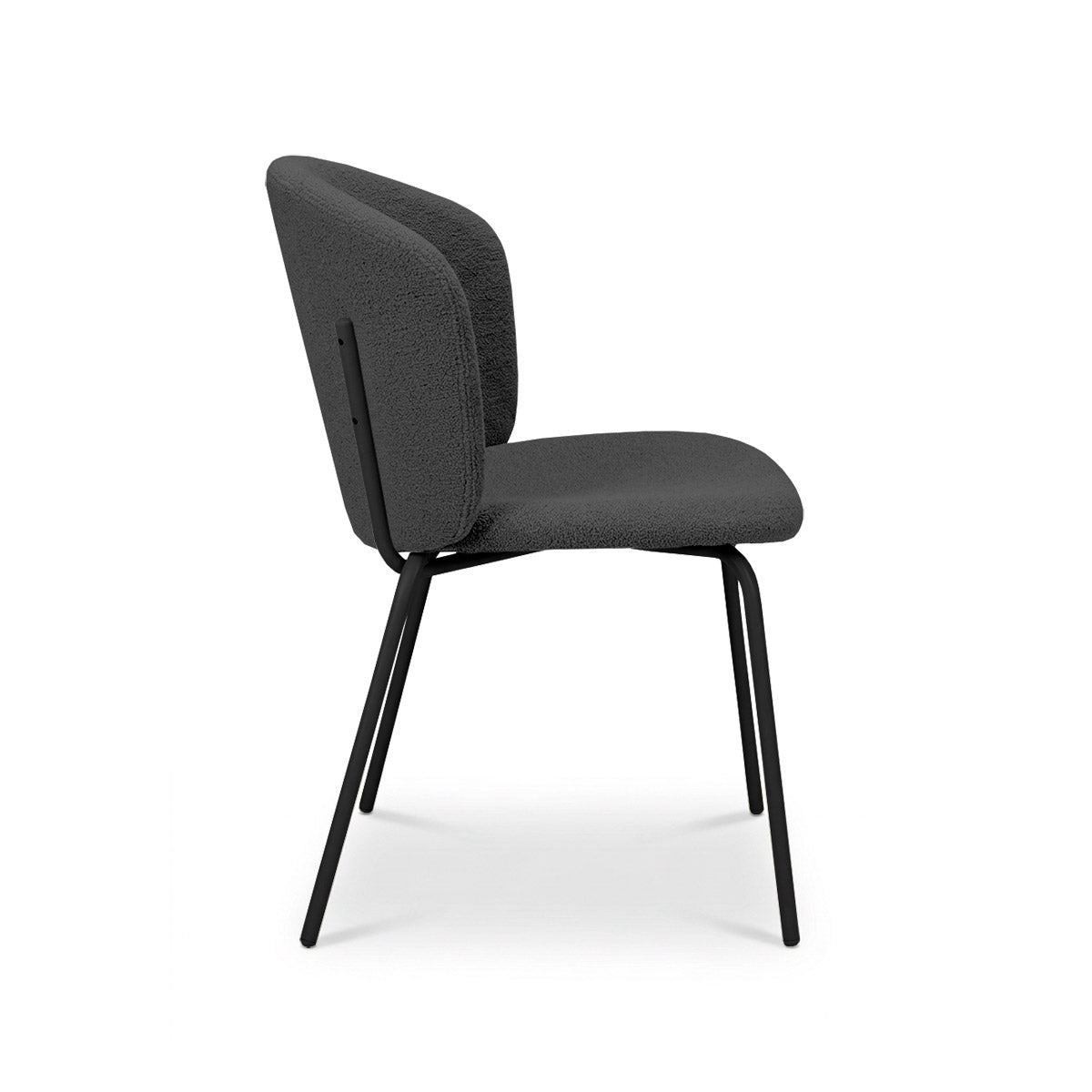 Silla italiana para comedor Desy Mid en tela Etienne