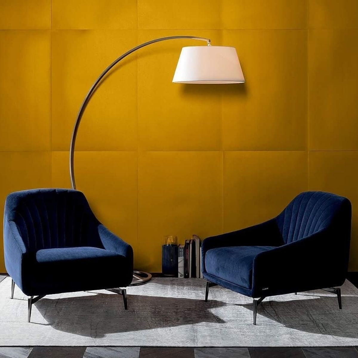 Sillón Felicita Natuzzi en terciopelo