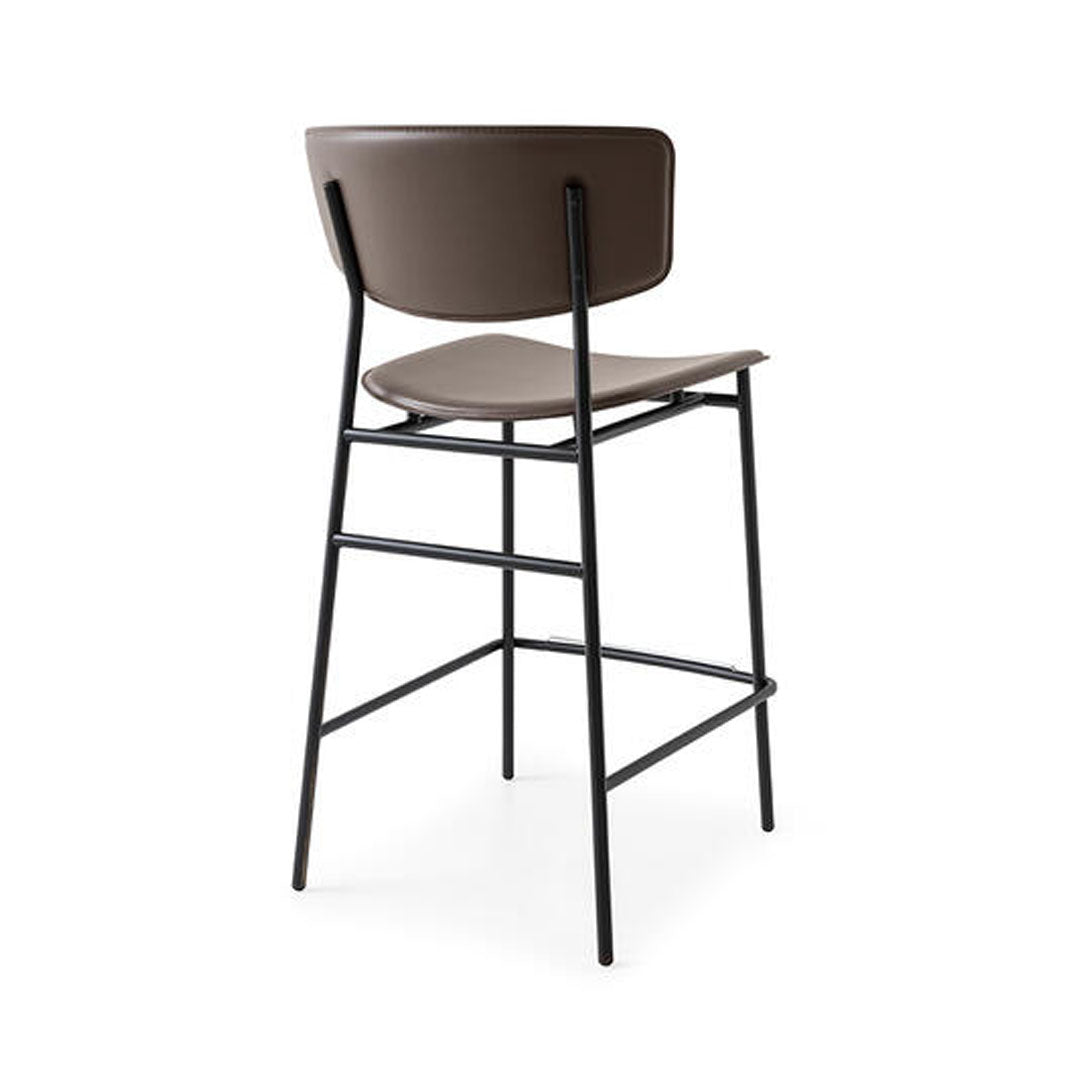 banco fifties tipo piel y metal