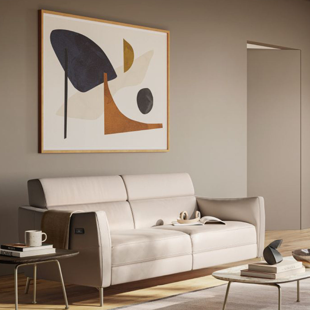 Sofá Greg Natuzzi Reclinable