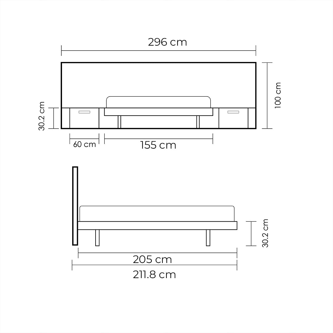 Recamara Righetto Queen size
