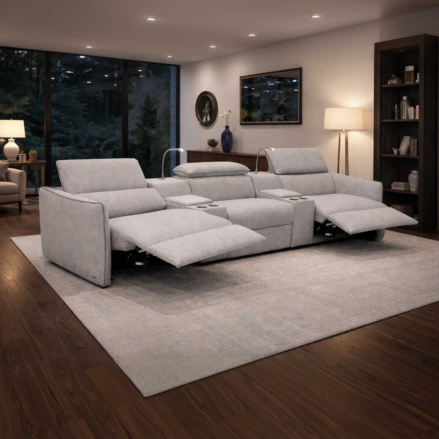 Sala Meraviglia Natuzzi en tela