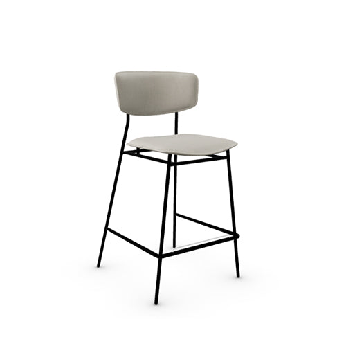 banco fifties tipo piel y metal