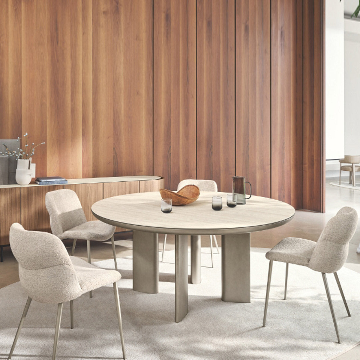 mesa Sandy circular fija FDA-160