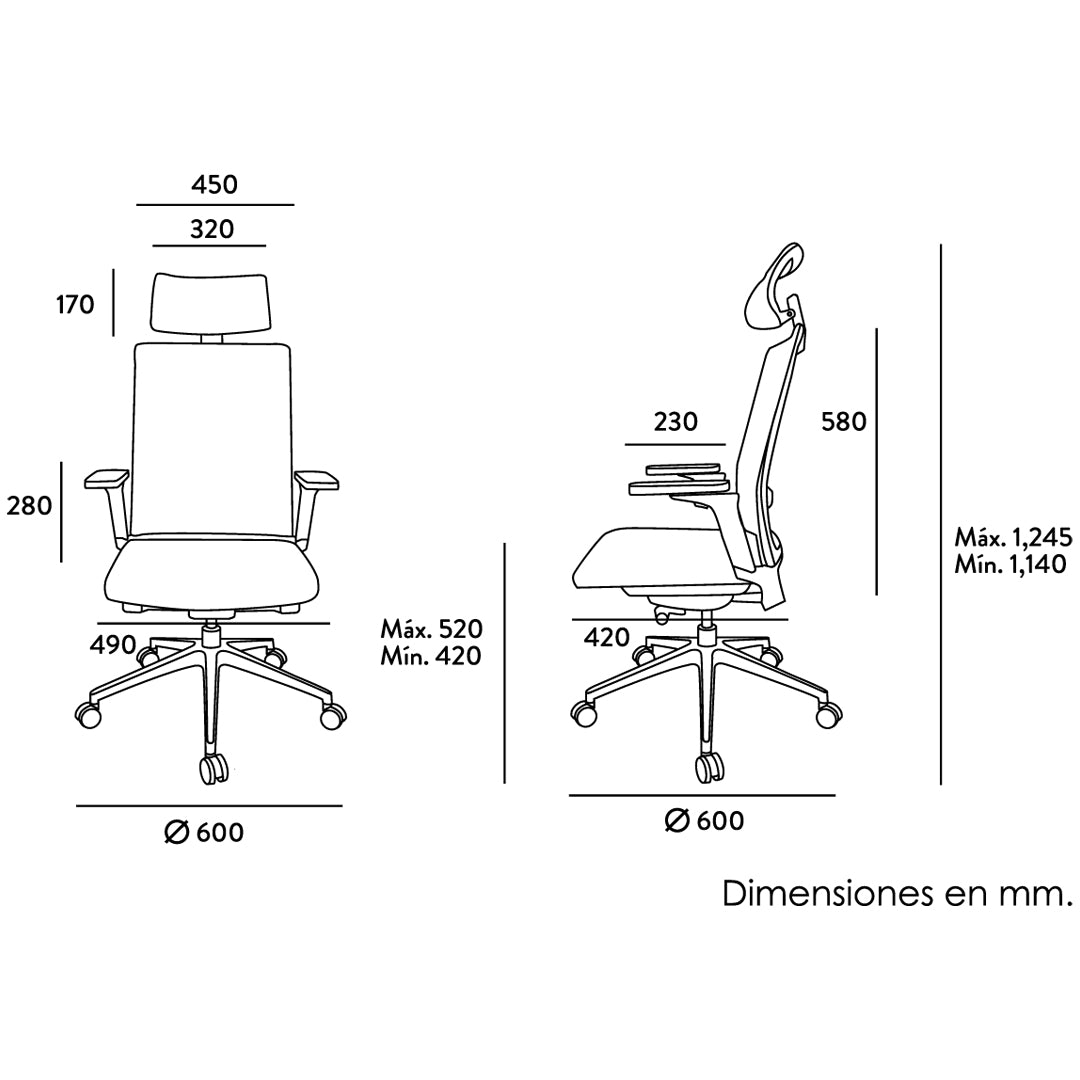 Silla ejecutiva Saturn