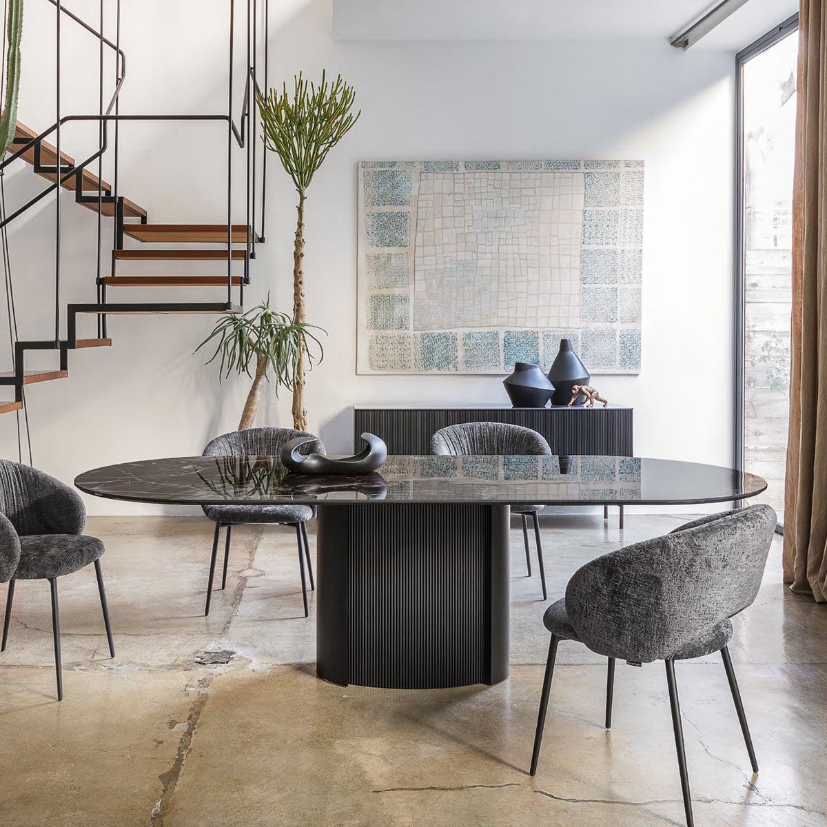 mesa yoroi extensible S 165 (inserto acanalado)