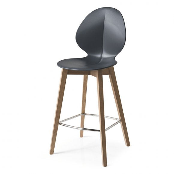 banco basil polipropileno y madera