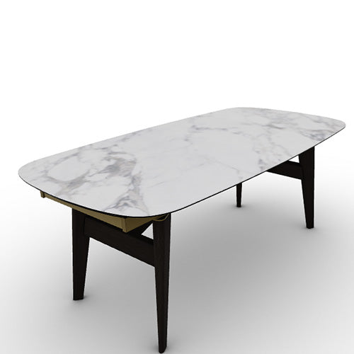 Mesa Abrey Rounded Extensible 200 cm para Comedor. Muebles Italianos