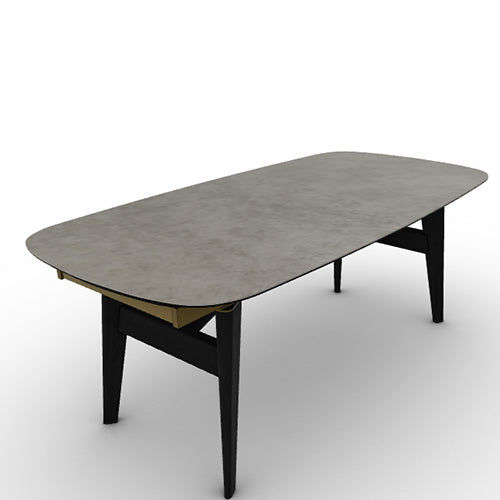 Mesa Abrey Rounded Extensible 200 cm para Comedor. Muebles Italianos