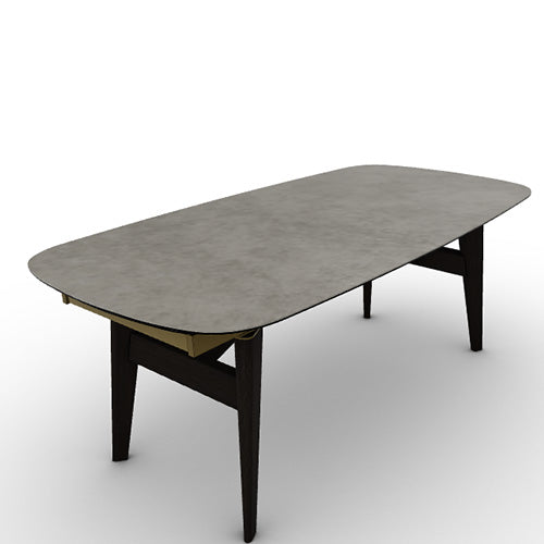 Mesa Abrey Rounded Extensible 200 cm para Comedor. Muebles Italianos