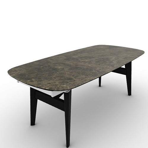 Mesa Abrey Rounded Extensible 200 cm para Comedor. Muebles Italianos