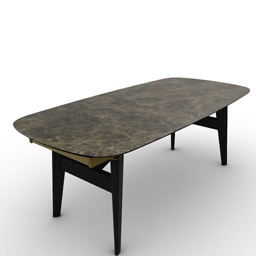 Mesa Abrey Rounded Extensible 200 cm para Comedor. Muebles Italianos