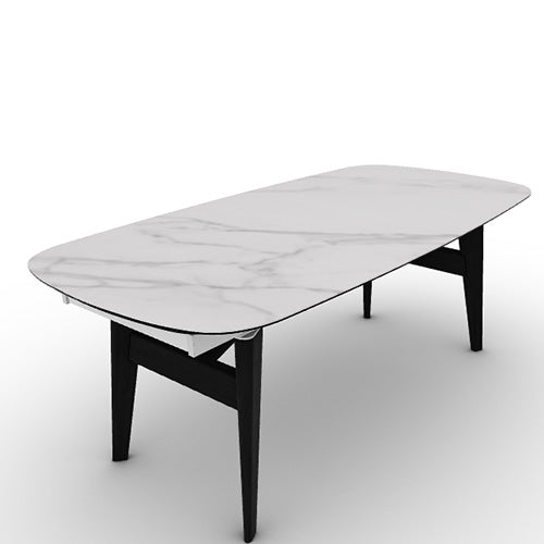 Mesa Abrey Rounded Extensible 200 cm para Comedor. Muebles Italianos