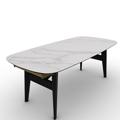 Mesa Abrey Rounded Extensible 200 cm para Comedor. Muebles Italianos