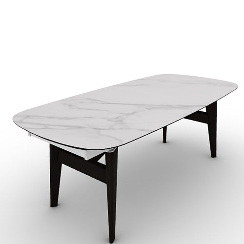 Mesa Abrey Rounded Extensible 200 cm para Comedor. Muebles Italianos