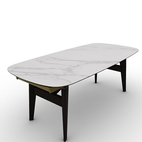 Mesa Abrey Rounded Extensible 200 cm para Comedor. Muebles Italianos