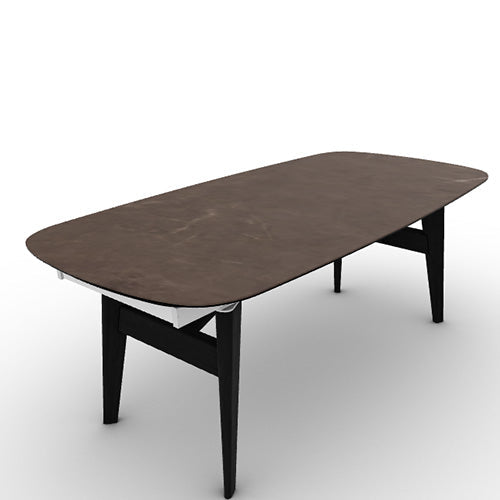 Mesa Abrey Rounded Extensible 200 cm para Comedor. Muebles Italianos