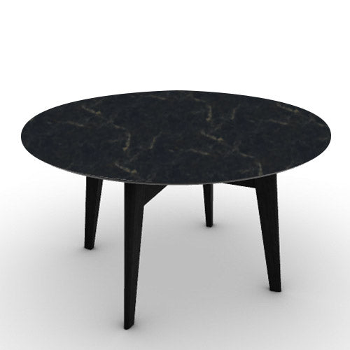 Mesa Abrey Redonda 160 cm para Comedor. Muebles Italianos