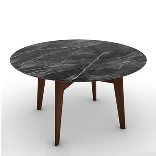 Mesa Abrey Redonda 160 cm para Comedor. Muebles Italianos