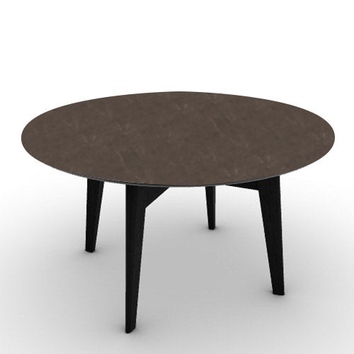 Mesa Abrey Redonda 160 cm para Comedor. Muebles Italianos