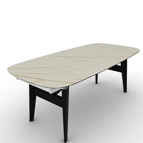 Mesa Abrey Rounded Extensible 200 cm para Comedor. Muebles Italianos