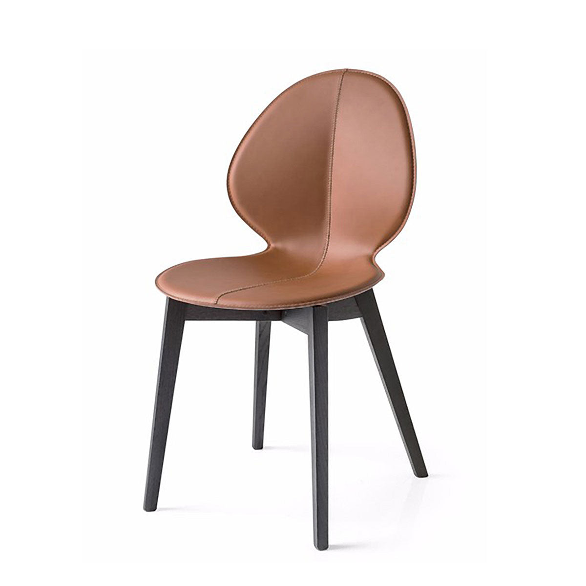 silla basil cuero. Muebles Italianos