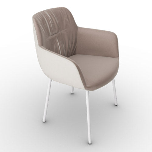 Silla Cocoon Mix Metal. Muebles Italianos