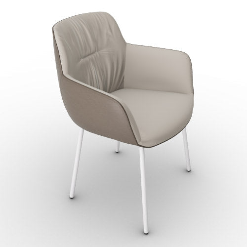 Silla Cocoon Mix Metal. Muebles Italianos