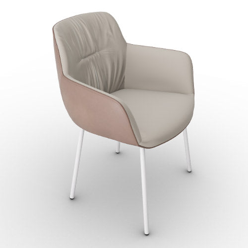 Silla Cocoon Mix Metal. Muebles Italianos