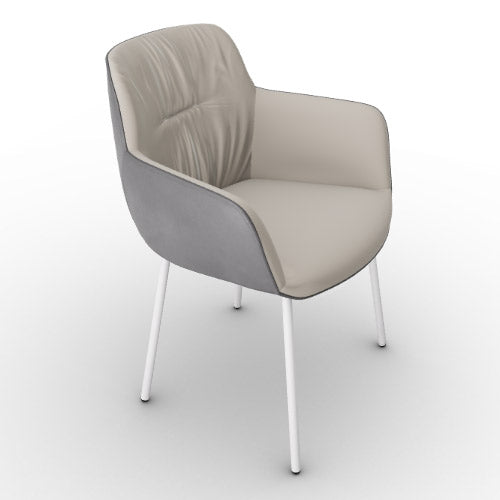 Silla Cocoon Mix Metal. Muebles Italianos