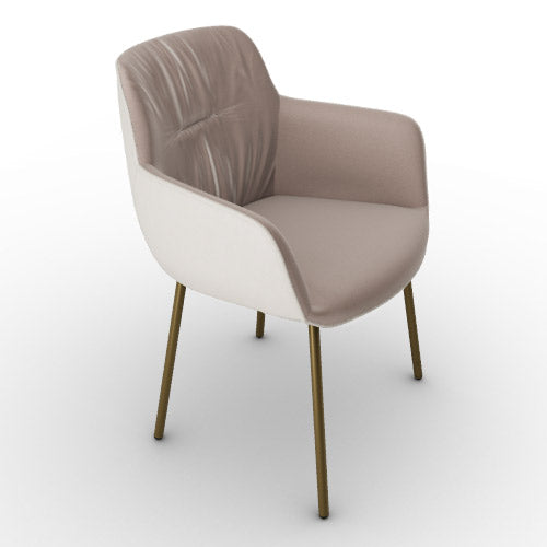 Silla Cocoon Mix Metal. Muebles Italianos