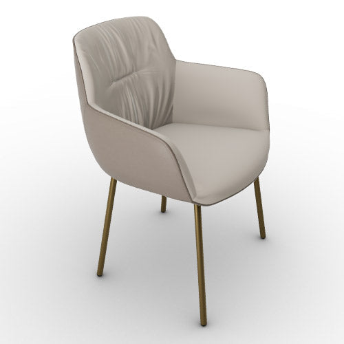 Silla Cocoon Mix Metal. Muebles Italianos