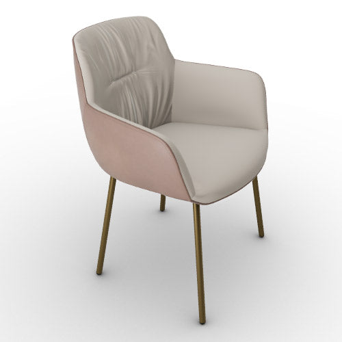 Silla Cocoon Mix Metal. Muebles Italianos