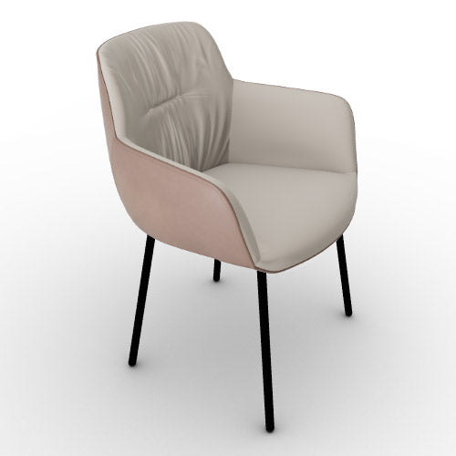 Silla Cocoon Mix Metal. Muebles Italianos