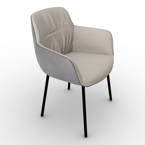 Silla Cocoon Mix Metal. Muebles Italianos