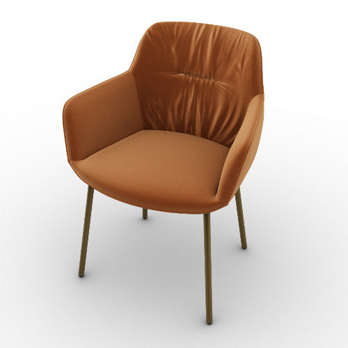 silla cocoon soft metal. Muebles Italianos