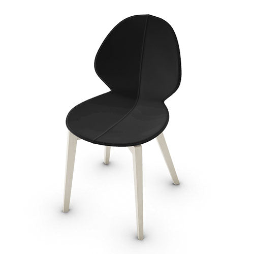 silla basil cuero. Muebles Italianos