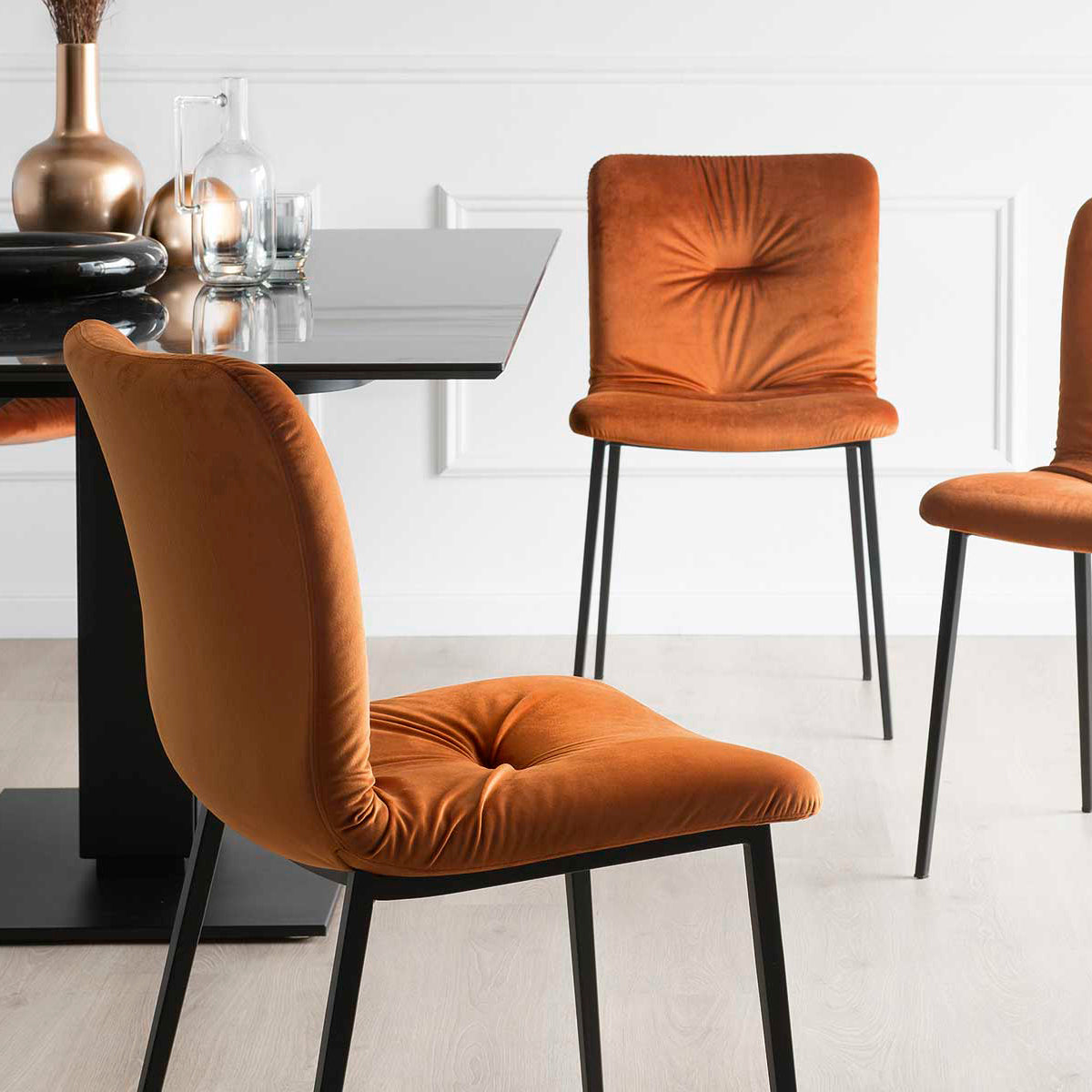 silla annie soft metal. Muebles Italianos