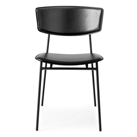 silla fifties cuero. Muebles Italianos