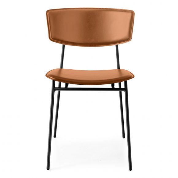 silla fifties cuero. Muebles Italianos