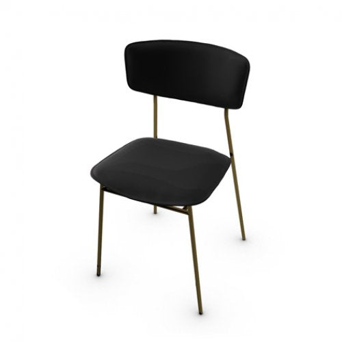 silla fifties cuero. Muebles Italianos