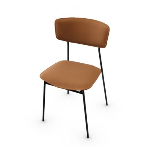 silla fifties cuero. Muebles Italianos