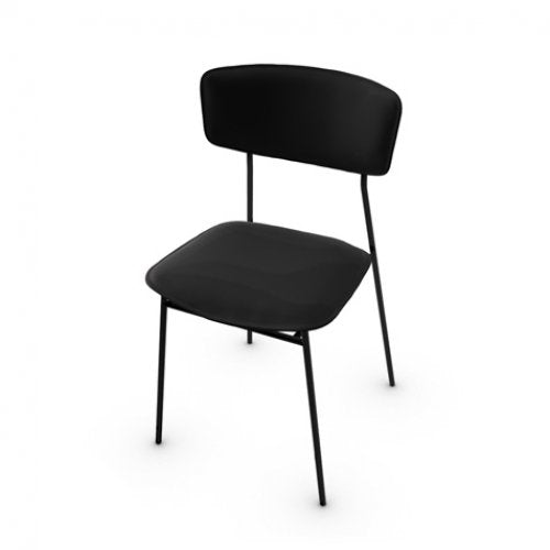 silla fifties cuero. Muebles Italianos