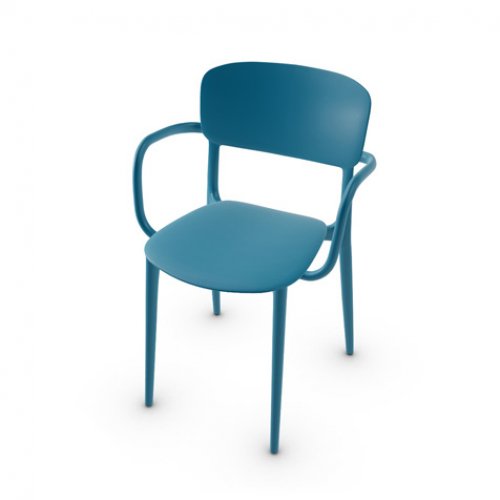 silla liberty con brazos. Muebles Italianos