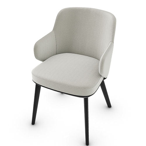 silla foyer madera con brazos. Muebles Italianos