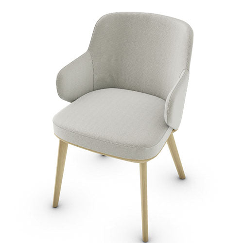 silla foyer madera con brazos. Muebles Italianos