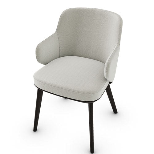 silla foyer madera con brazos. Muebles Italianos